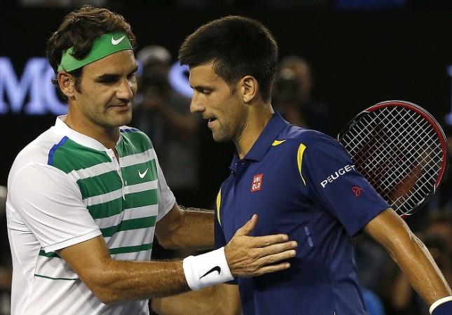 Roger Federer (L) and Novak Djokovic. Lewis Hamilton, Sebastian Vettel, Roger Federer, Novak Djokovic, Formula one news, tennis