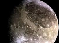 Ganymede, Jupiter's moon, largest moon, moon, solar system, space,