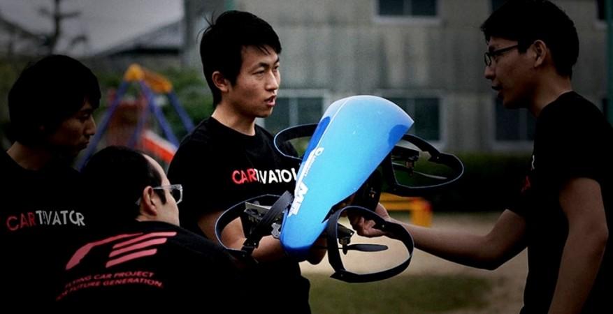 Cartivator SkyDrive flying car model Cartivator SkyDrive flying car model