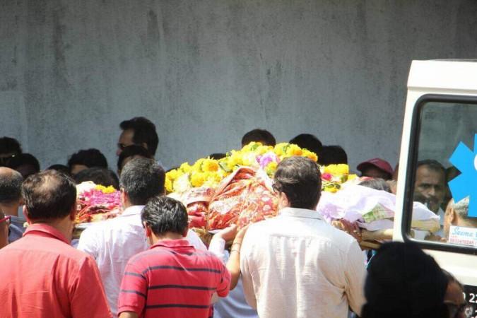 Reema Lagoo funeral Reema Lagoo funeral