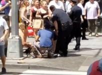 Car ploughs into pedestrians in New Yorks Times Square