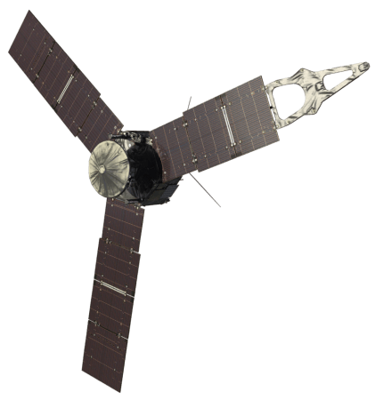 An artist's illustration of NASA's Juno spacecraft. nasa, JunoCam, Jupiter, space,