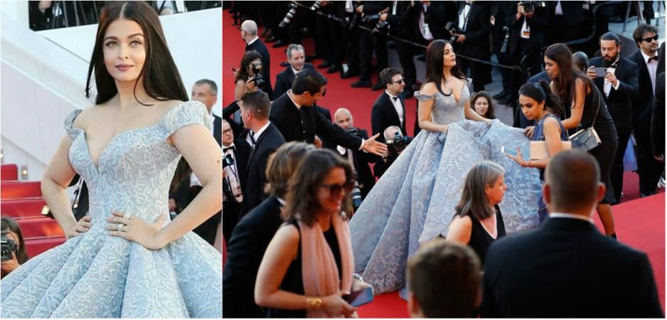 Aishwarya Rai Bachchan walks the red carpet at Cannes 2017 Aishwarya Rai Bachchan, Cannes 2017