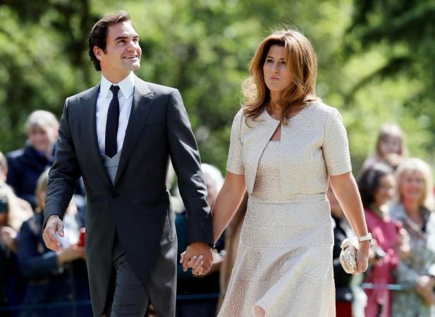 Roger Federer and his wife Mirka. Pippa Middleton