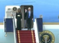 President Trump Arrives In Saudi Arabia