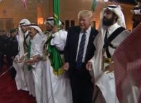 Watch Donald Trump participate in traditional Saudi sword dance