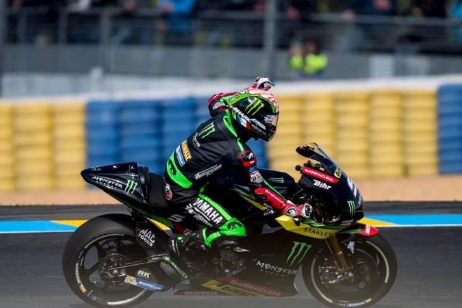 Johann Zarco after finishing second in MotoGP French Grand Prix 2017 Johann Zarco