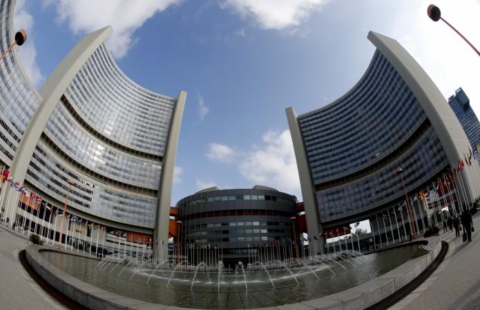 The United Nations headquarters building (Vienna International Centre) is pictured in Vienna May 14, 2014. vienna, un, united nations, iran, sanctions, nuclear programme, nuclear program, western powers, IAEA