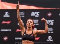 Cris Cyborg, Angela Magana, Cyborg punches Magana, UFC, Dana White, Joe Rogan, UFC Athlete Retreat