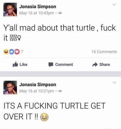 Jonasia Simpson's Facebook posts Jonasia Simpson