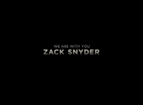 Zack snyder we are with you