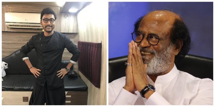 RJ Balaji and Rajinikanth
