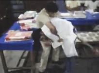 UP Police beat SP leader