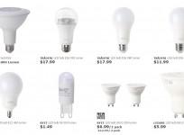 IKEA smart bulbs as seen on its website