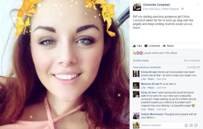 Olivia Campbell, a 15-year-old school girl, is one of the victims of Manchester Arena deadly attack Manchester attack