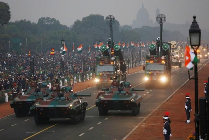 Indian Army's Infantry Combat Vehicles are displayed during the Republic Day parade in New Delhi, India January 26, 2017. modi govt turns 3, 3 years of modi govt, modi govt completes 3 years, pm modi swearing in, fdi in 3 years, fdi equity inflows, fdi source, fdi sector wise