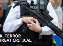 What does a critical terror threat mean for the UK?