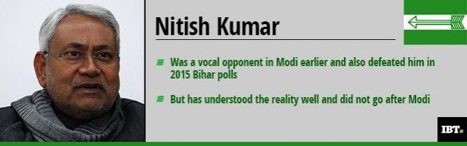 Bihar Chief Minister Nitish Kumar has been dealt with things most maturely than any other prominent leader in the Opposition. How Nitish Kumar has done as Opposition leader after Narendra Modi came to power in 2014