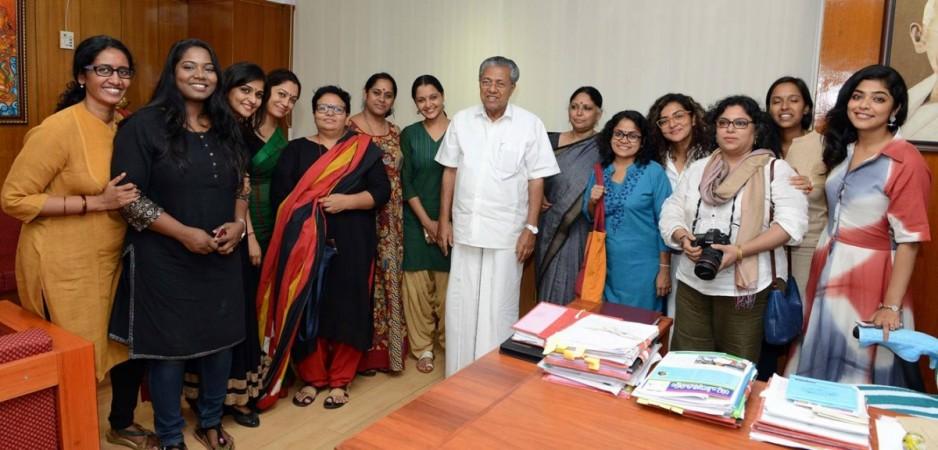 The members of Women in Cinema Collective met Pinarayi Vijayan in Thiruvananthapuram. Women in cinema collective, manju warrier