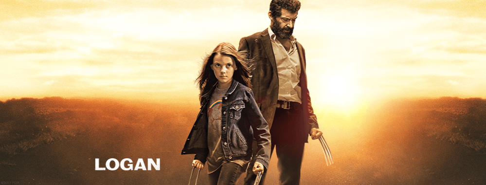 X-23 aka Laura actress Dafne Keen and Wolverine Hugh Jackman in Logan X-23 X-Men movies logan