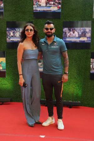 Virat Kohli and Anushka Sharma at Sachin: A Billion Dreams premiere Virat Kohli and Anushka Sharma