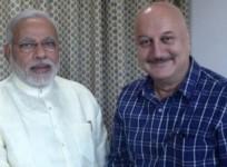 Anupam Kher and Modi