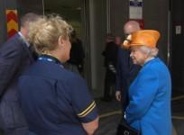The Queen arrives at Manchester Hospital to meet victims and staff