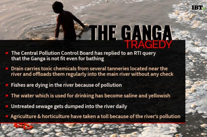 Ganga has not been cleaned in the last three years despite the tall claims. Cleaning of Ganga hasn't been successful in three years of Modi rule
