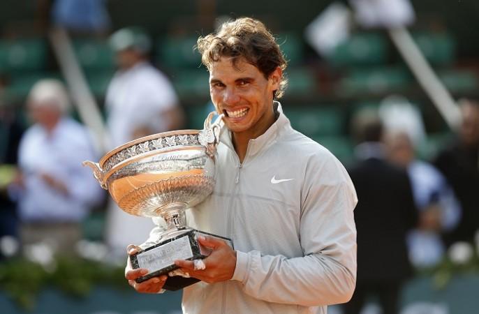 Rafael Nadal last won the French Open title in 2014 Rafael Nadal, French Open 2014, trophy, Roland Garros, Decima