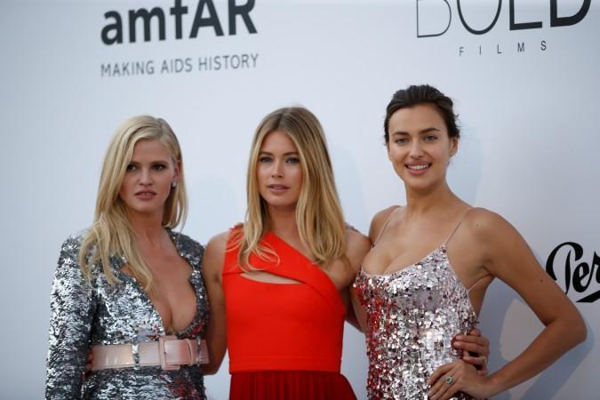 The Russian model attended the highly-anticipated Cannes amfAR Gala with model beauties Doutzen Kroes and Lara Stone. Irina Shayk