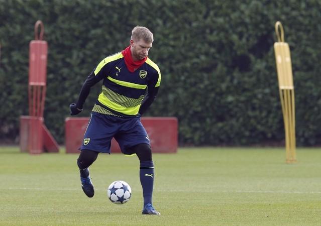 Arsene Wenger will hope Per Mertesacker lasts the entire duration of the FA Cup final Per Mertesacker, Arsenal, Chelsea, FA Cup, final