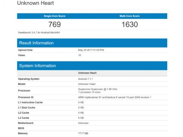 Nokia 9 8GB model spotted on Geekbench Nokia 9 8GB model spotted on Geekbench