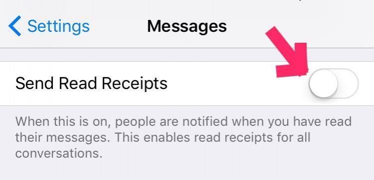 iMessage setting iMessage