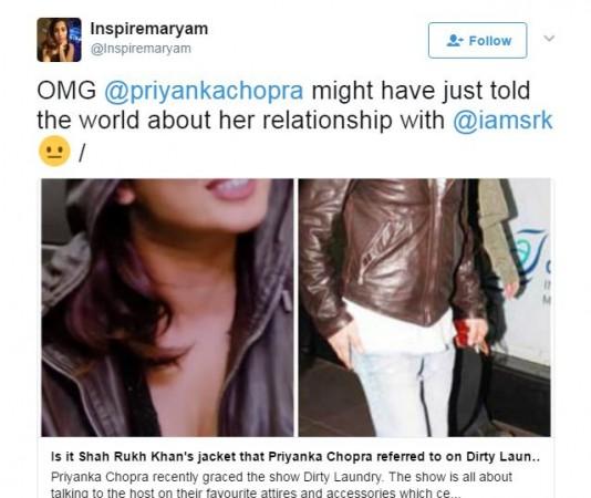 Shah Rukh Khan, Priyanka Chopra