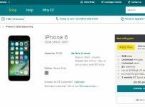 Apple, iPhone 6, 32GB, price, specs, EE Carrier, UK,launch
