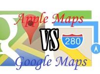 Apple Maps vs Google Maps