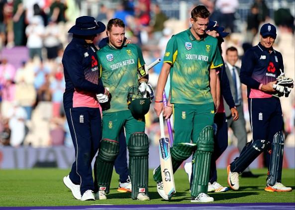 David Miller and Chris Morris. David Miller, Chris Morris, Jos Buttler, third ODI, England vs South Africa