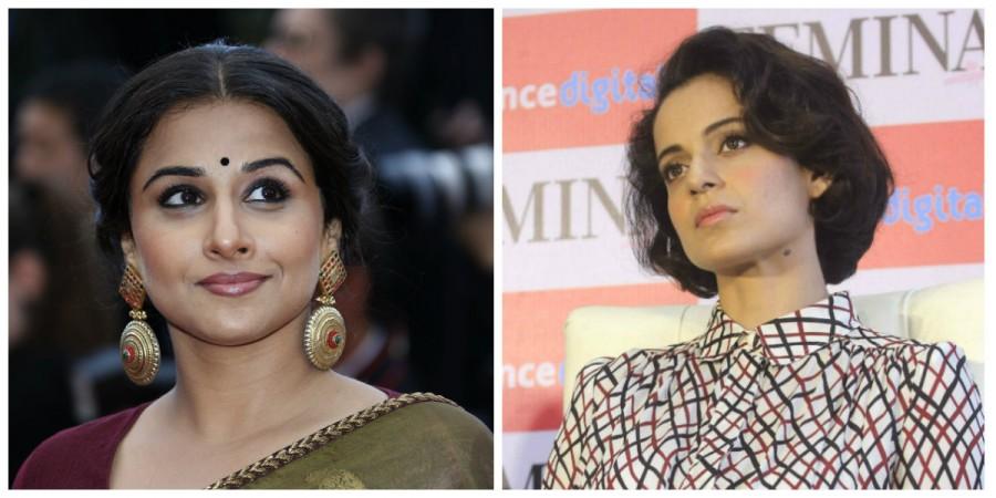 Vidya Balan and Kangana Ranaut Vidya Balan and Kangana Ranaut