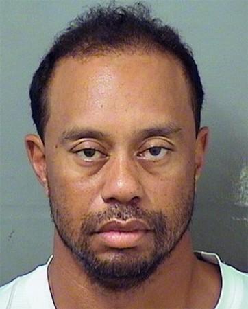 A mugshot of Tiger Woods handed out by the Palm Beach County Sheriff's Office after his arrest in Florida Tiger Woods, mugshot, arrest, Florida, DUI