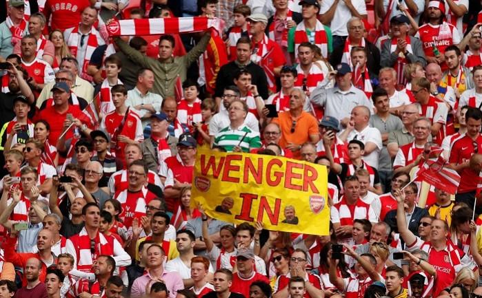 Arsenal, fans, Arsene Wenger, FA Cup final, Chelsea