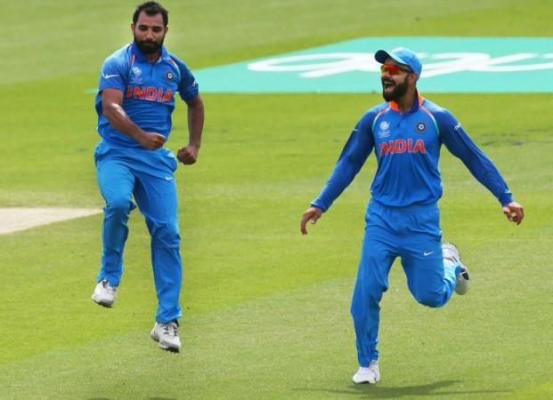 Mohammed Shami and the rest of the India bowlers were outstanding in the first warm-up Mohammed Shami, Virat Kohli, India, ICC CT 2017, New Zealand