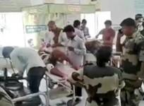 BSF jawaans being treated
