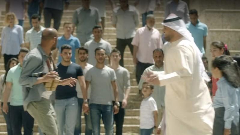 Another screenshot from the video. Suicide bomber