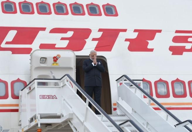 Indian Prime Minister Narendra Modi arrives at Madrid, Spain, on May 30, 2017. Modi in Spain