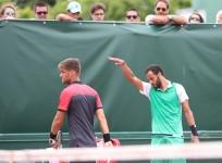 Martin Klizan, Laurent Lokoli, French Open 2017, handshake