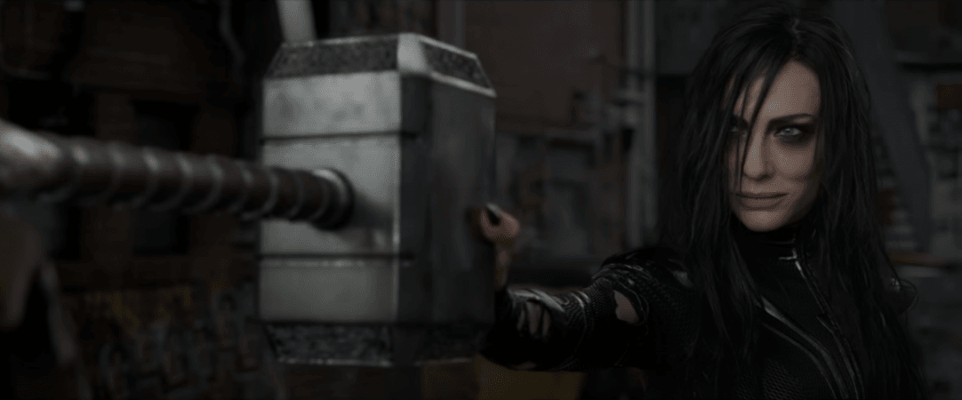 A still from Thor: Ragnarok trailer Thor hammer