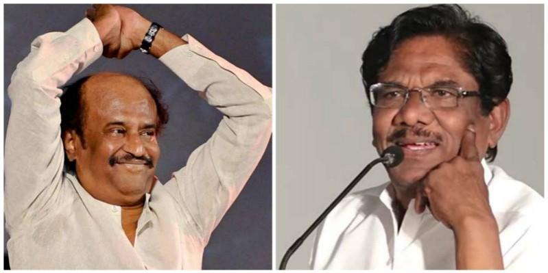 Bharathiraja trains his guns on Rajinikanth. Bharathiraja trains his guns on Rajinikanth