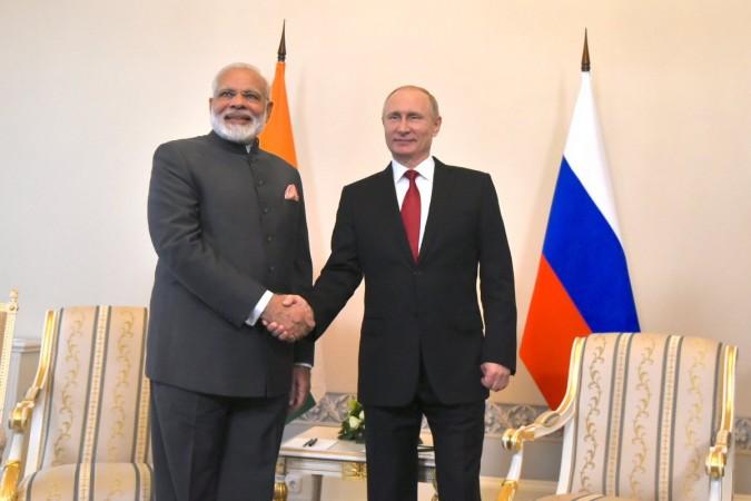 In picture: Prime Minister Narendra Modi meets Russian President Vladimir Putin at Konstantin Palace in St Petersburg, Russia, on June 1, 2017. Modi and Putin