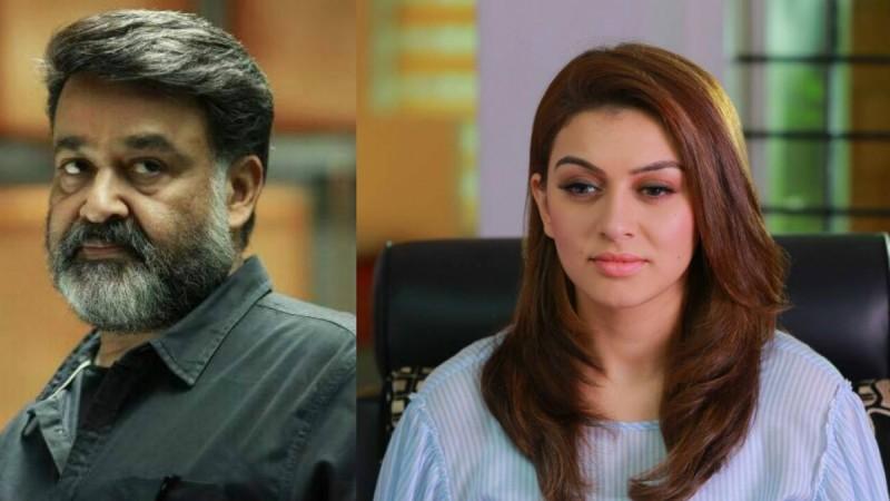Mohanlal and Hansika Motwani in Villain Mohanlal, Hansika Motwani, Villain