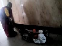 Woman drags husband in hospital